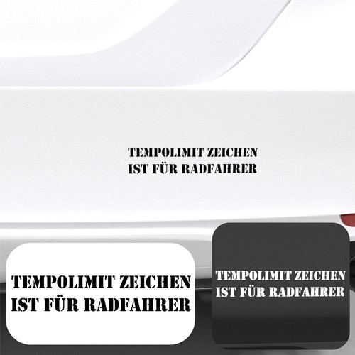 Tempolimit dekor sticker - tempolimit,