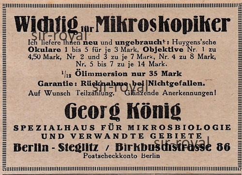 Mikroskope könig berlin - mikroskope,