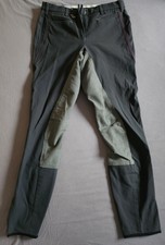 Tolle Vollbesatz-Reithose von Pikeur, Shiva Kontrast, Gr. 84, grau