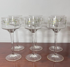 6x Jugendstil Stängelglas