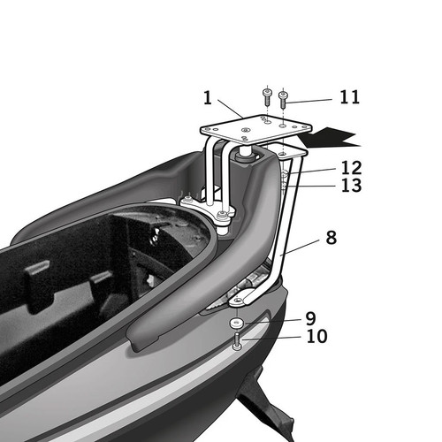 Shad gepäckträger für sym - (für:,