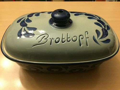 Brottopf mit deckel - mit, keramik