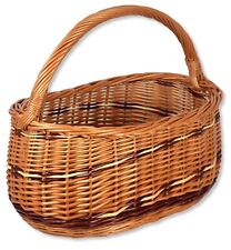 Einkaufskorb Stark&Groß Stabil !!  44cm Autokorb Korb Weide Weidenkorb WIKLER