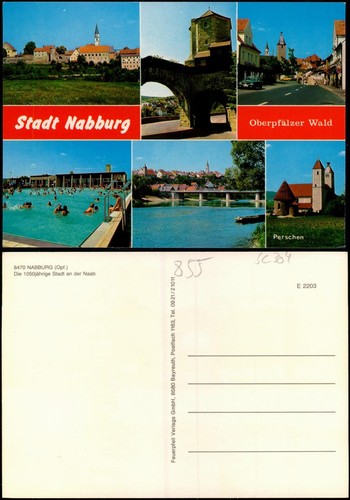 Ansichtskarte nabburg - nabburg, mb