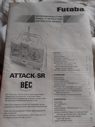 Futaba attack handbuch - attack,