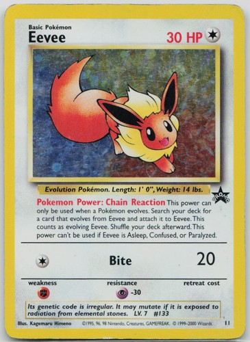 Eevee selten wizard black star - wizard,