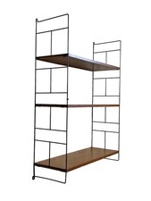 60er 70er Jahre Teak Regal Wandregal WHB Germany Stringregal Danish Design 