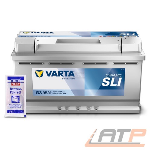 Varta autobatterie 12v 95ah - autobatterie,