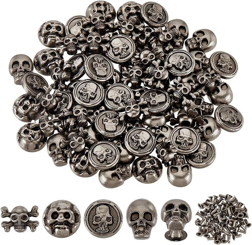 Totenkopf nieten stück - 80,