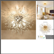 Kronleuchter 6-flammig Dimmbar