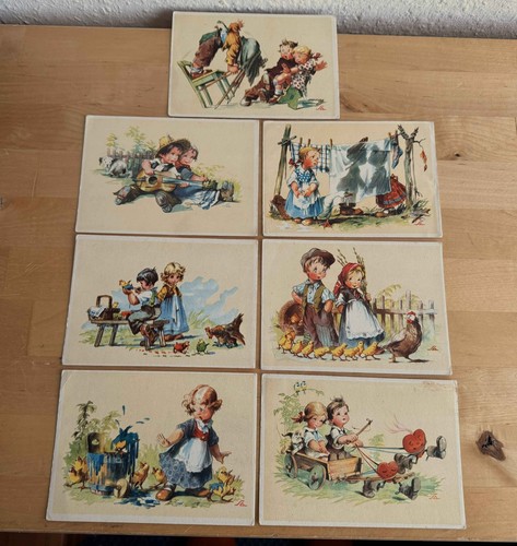 Alte motiv postkarten - 7, karten
