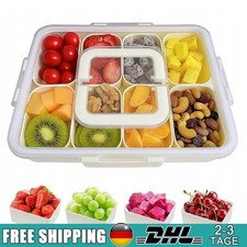 Snackbox Transparent 8 Fächer