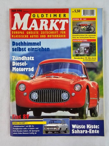 Oldtimer markt heft september - oldtimer,