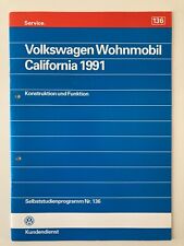 VW Bus T3 California 1991 Selbststudienprogramm SSP Konstruktion und Funktion 13