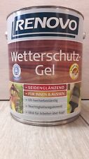 13,98€/L Renovo Wetterschutzgel 5L Holz Gel Dach Schutz Wetter Decken (A1024)