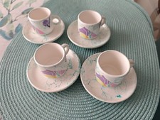 4 Espresso -Tassen mit