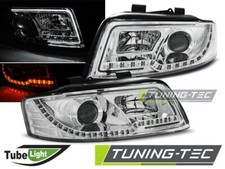 Audi A4 8E B6 Scheinwerfer, Limousine,Avant 02-2004 Chrom LED Tagfahrlicht Optik