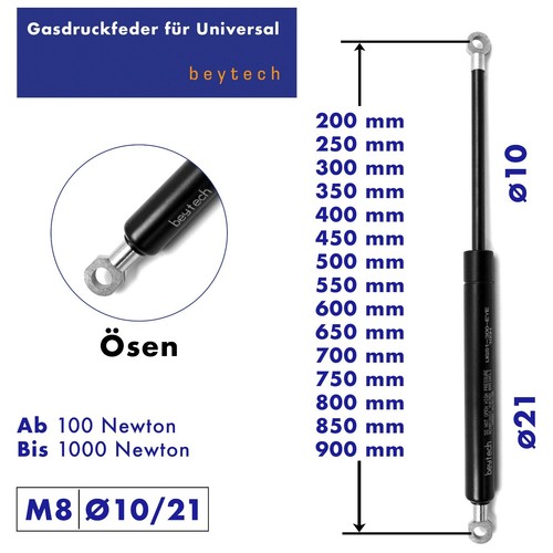 Universal gasdruckfeder - universal,
