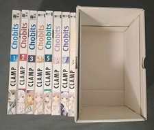 Chobits Band 1-8 komplett 1. Auflage + Postkarten + Schuber Clamp Egmont Manga
