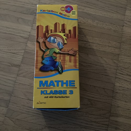 Mathe klasse karteibox - mathe,
