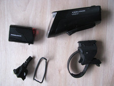 Trelock Vision Akku LED-Leuchten-Set  LS 760 bis 100 Lux + LS 720  vorne +hinten