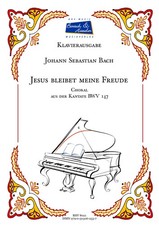 Klavier Noten : BACH, Choral