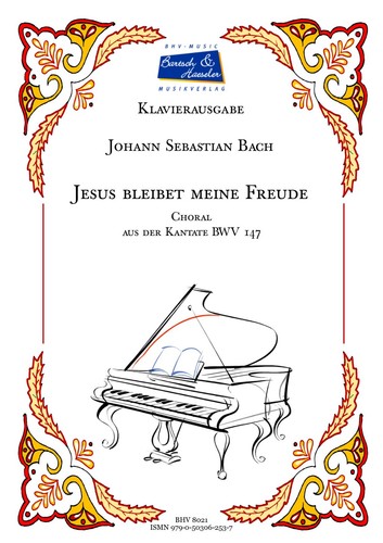 Klavier noten bach choral - klavier,