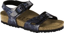 Birkenstock Rio 37 schmal hologram black schwarz Sandalen 1013148 NEU