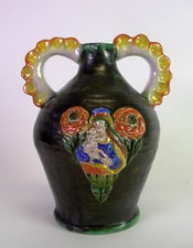 grosser Keramik Krug / Flasche - Gmundner Keramik - S G  Scheibbs Schleiss