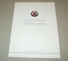 Prospekt - BMW Alpina B12 5.0 auf Basis BMW 7er E32 - Ausgabe 1991