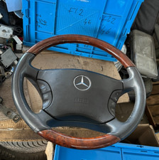 LENKRAD MERCEDES-BENZ W220 W215 S500 S600 CL500 CL600 LEDER/HOLZ