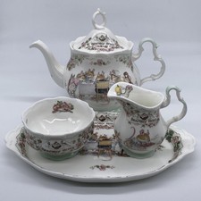 Royal Doulton Brambly Hedge Teatime Set mit Plateau – Jill Barklem Porzellan