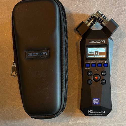 Zoom essential audio - h1,