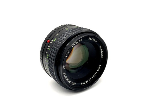 Minolta 50mm objektiv - 1:1.7, mc
