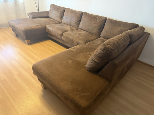 Braune wohnlandschaft stoff - wohnlandschaft,