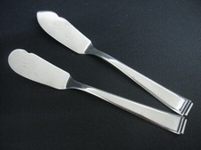 Edles Silberbesteck Art-Deko Stufenmuster Pyramide Butter/Käsebesteck Ebel 120er