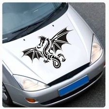 Autoaufkleber Drachen Dragon Tribal Motorhauben Aufkleber Sticker Auto A265
