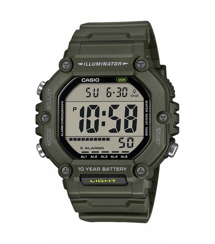 Casio 1600hx 3avef digital - casio, ae-1600hx-3avef