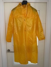 Retro PVC Regenmantel Plastik