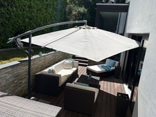 Ampelschirm Alvarado 300 cm x 300 cm Eckig mit Kurbel (gebraucht)