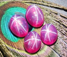 Stern Rubin 75,75 kt natürlicher roter Rubin Cabochon 1 Stück ZERTIFIZIERTER ...