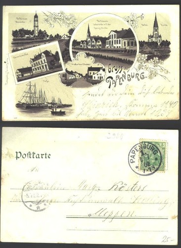 Papenburg litho ansichten - sw-litho,