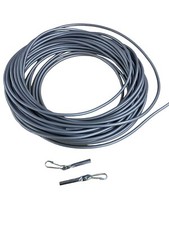 10 m Planenseil Silber 8mm