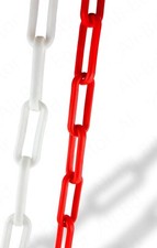 Absperrkette rot weiß