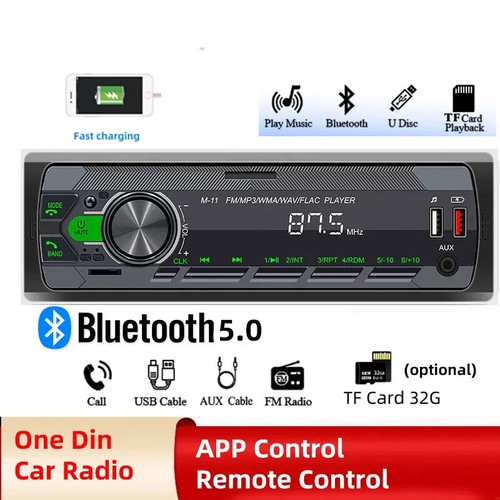 Universal car radio one din - radio,