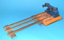  H0221305212 - Uralt Bing Federpuffer Prellbock + Schiene Spur 1