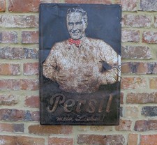 Vintage persil reklameschild - persil,