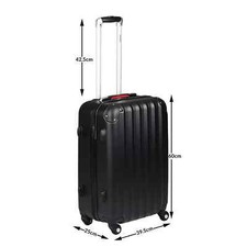 Baseline Hartschalenkoffer Größe - L - Schwarz - NEU