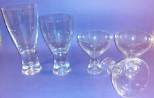 5 Gläser Luftblase Iittala Tapio Wirkkala Bubble Glas: Wein Wasser Likör defekt