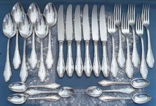 Traumhaftes Silberbesteck Wellner Mozart Menü für 6 Personen Nr. 2